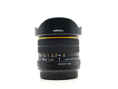 Walimex Pro 8mm f/3.5 CS Olho de Peixe - Sony A Fit