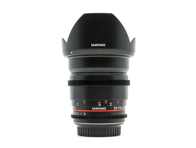 Samyang 16mm T2.2 ED AS UMC CS II - Montagem Canon EF