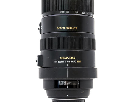 Sigma 150-500mm f/5-6.3 APO DG OS HSM - Montagem Nikon