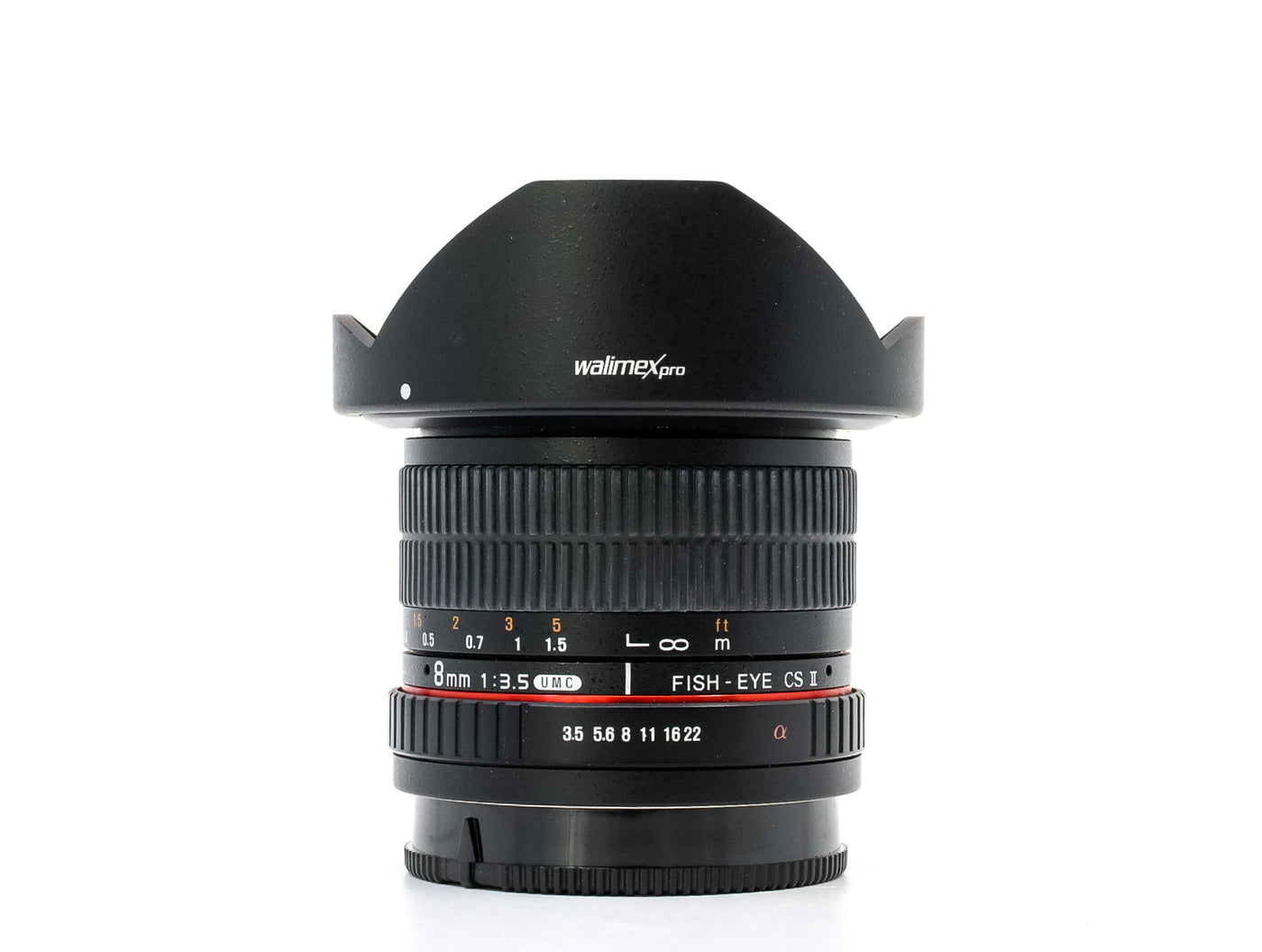 Walimex Pro 8mm f/3.5 UMC CS Fisheye II - Sony A Fit · imagen principal