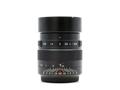 7Artisans 35mm f/0.95 - Compatível com Micro Quatro Terços