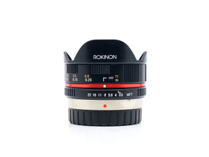 Rokinon 7.5mm f/3.5 UMC Fisheye - Micro Four Thirds Fit