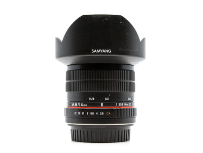 Samyang AF 14mm f/2.8 - Montagem Canon EF