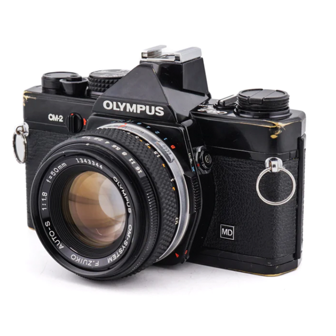 Olympus OM-2 + 50mm f1.8 F.Zuiko Auto-S - Câmera Vintage SLR de 35mm · imagem principal