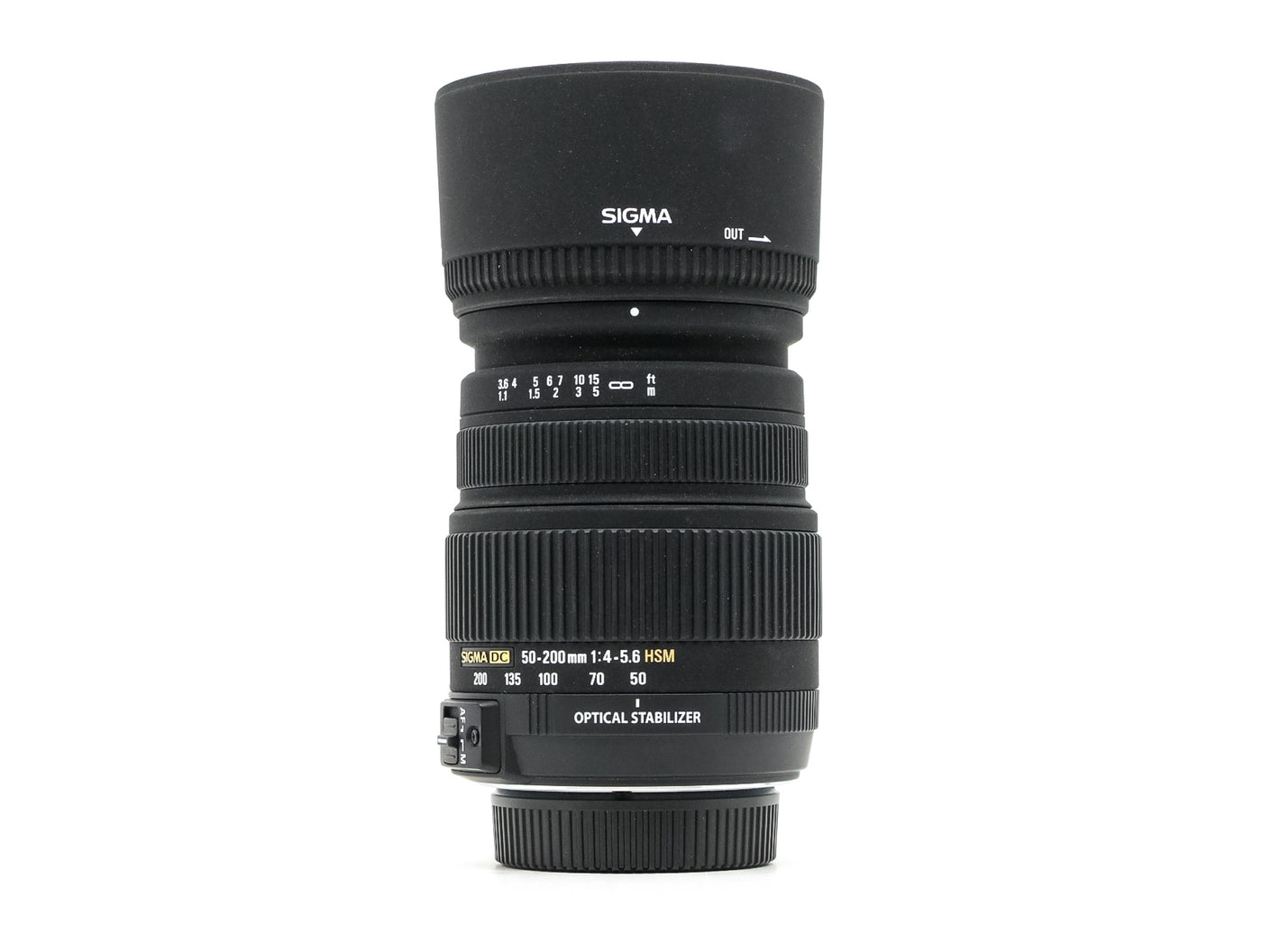 Sigma 50-200mm f/4-5.6 DC OS HSM - Montagem Nikon · main image