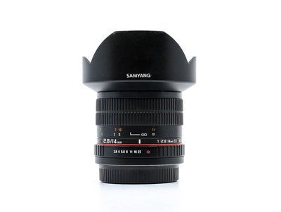 Samyang 14mm f/2.8 IF ED UMC - Montagem Sony A