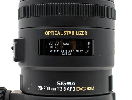 Sigma 70-200mm f/2.8 EX DG OS HSM - Montagem Nikon