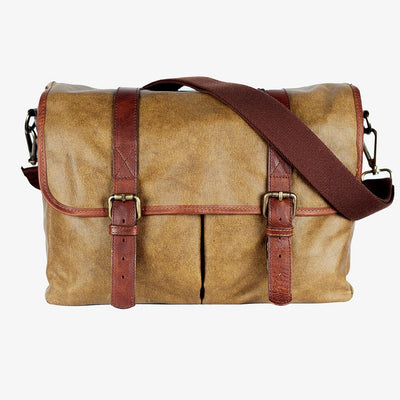 Bolsa para Câmera Roma Olive Green em Lona Encerada