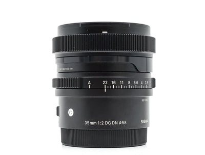 Sigma 35mm f/2 DG DN Contemporary - Montagem Sony E