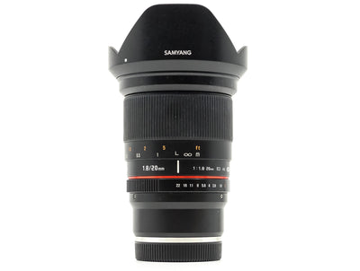 Samyang 20mm f/1.8 ED AS IF UMC - Compatível com Sony FE