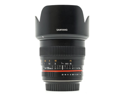 Samyang 50mm f/1.4 AS UMC - Montagem Canon EF