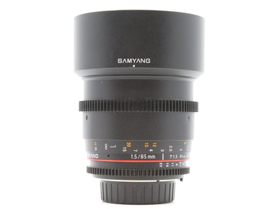 Samyang 85mm T1.5 - Montagem Nikon