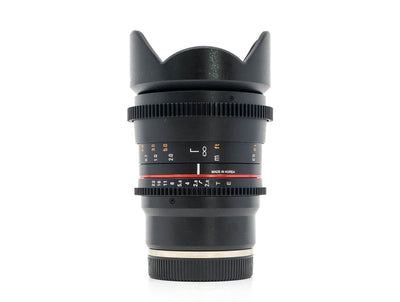 Samyang 16mm T2.6 Cine ED AS UMC - Montagem Sony FE