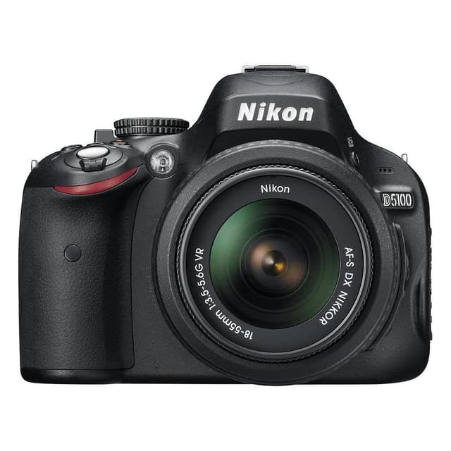 SLR D5100 - Preto + Nikon AF-S Nikkor 18-55mm f/3.5-5.6G VR f/3.5-5.6 · imagem principal