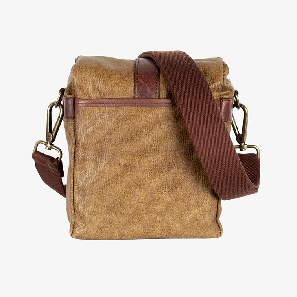 Berlin Olive Green Waxed Canvas Camera Bag