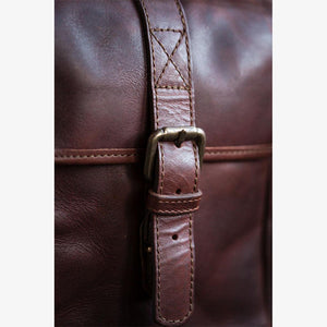 Berlin Cognac Leather Camera Bag