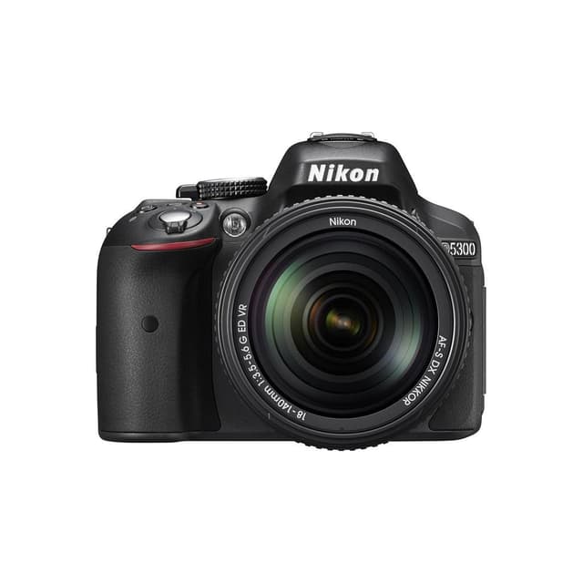 D5300 SLR - Preto + Nikkor AF-S DX Nikkor 18-140mm f/3.5-5.6G ED VR f/3.5-5.6G · imagem principal