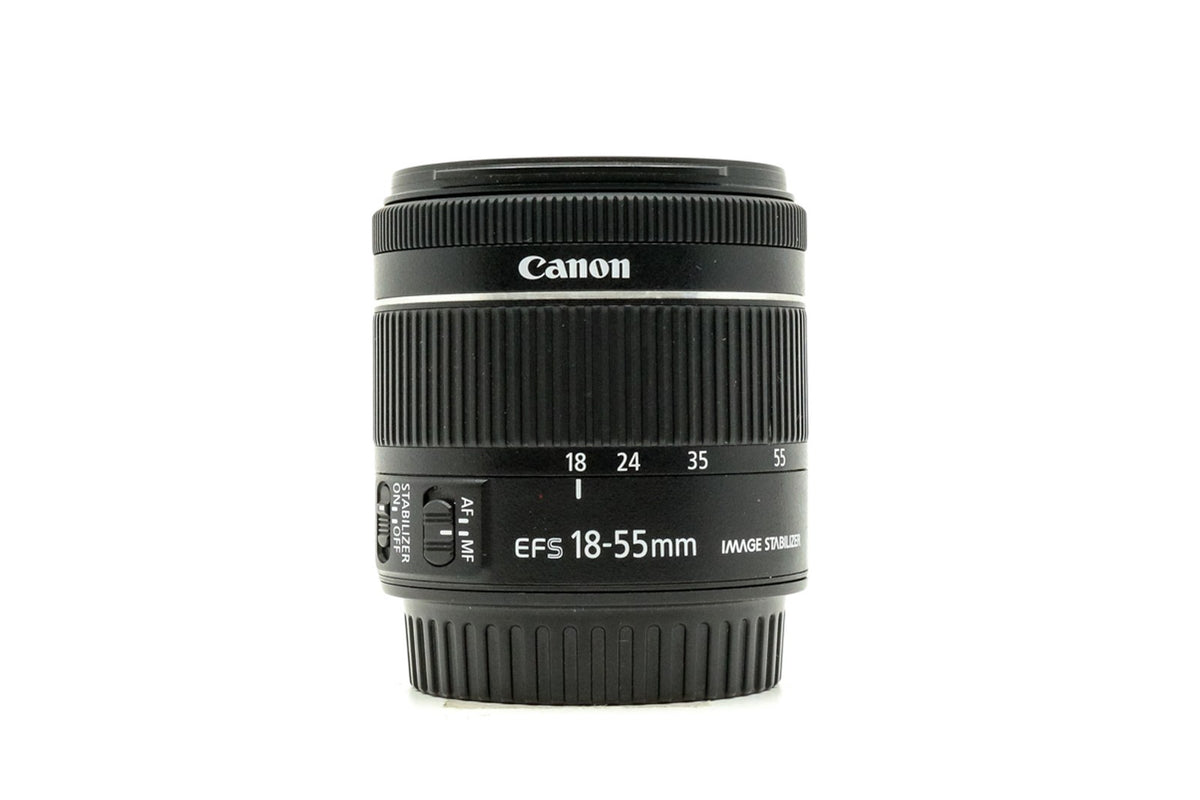 Canon EF-S 18-55mm f/4-5.6 IS STM · imagem principal