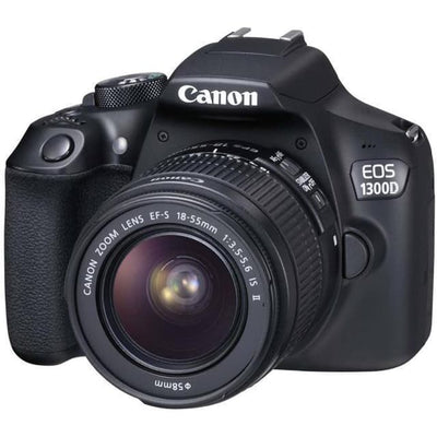 EOS 1300D SLR - Preto + Canon Canon EF-S 18-55mm f/3.5-5.6 IS II f/3.5-5.6