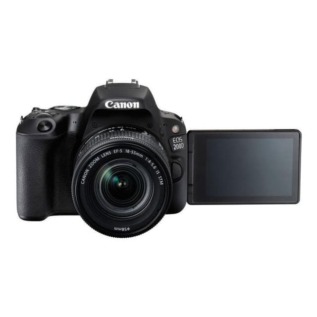 EOS 200D SLR - Black + Canon EF-S 18-55mm f/4-5.6 IS STM f/4-5.6 · imagen principal
