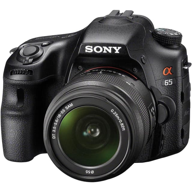 SLT-A65 SLR - Preto + Sony DT 18-55mm f/3.5-5.6 SAM f/3.5-5.6 · imagem principal