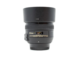 Nikon AF-S Nikkor 50mm f/1.4G - segunda mano - excelente estado - detalle 2 de 5 - SKU 3660387 - Camera Market