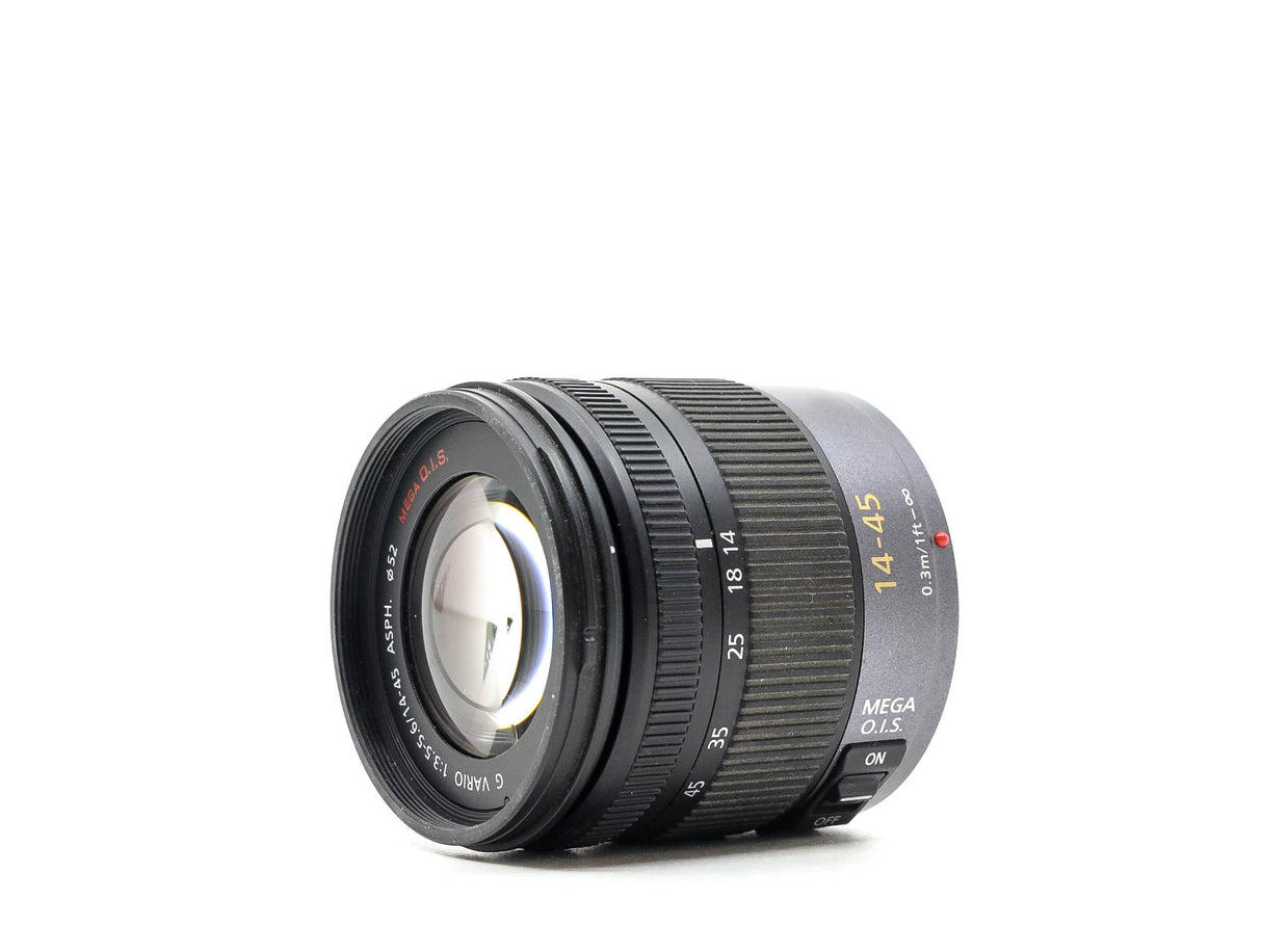 Panasonic Lumix G Vario 14-45mm f/3.5-5.6 ASPH Mega O.I.S. - segunda mano - excelente estado - detalle 3 de 4 - SKU 3727877 -