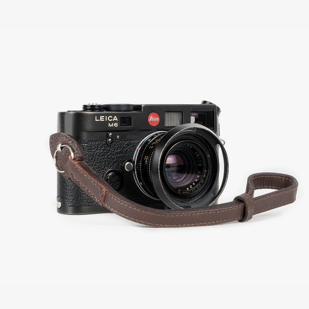 Roma #202 - Brown Leather camera strap · imagen principal