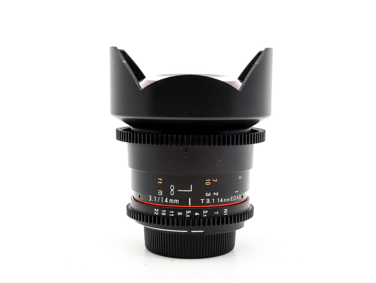 Rokinon 14mm T3.1 Cine DS - Nikon Fit · imagem principal