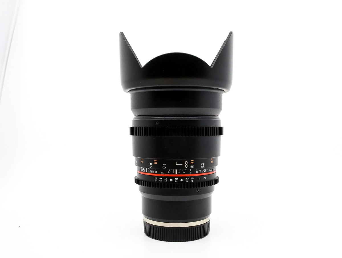 Samyang 16mm T2.2 VDSLR ED AS UMC CS II - Sony E Fit · imagem principal