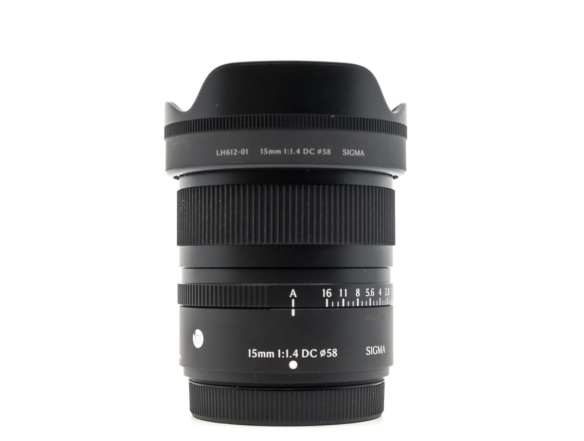 Sigma 15mm f/1.4 DC Contemporary - Fujifilm X Fit · imagem principal