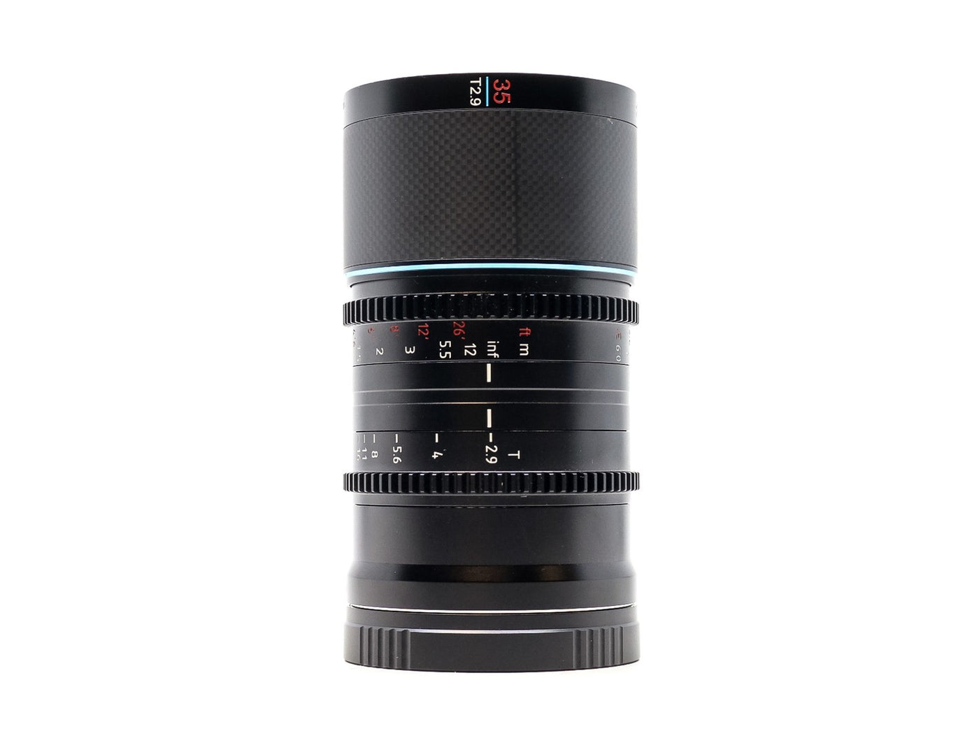 Sirui Saturn 35mm T2.9 1.6x Anamorphic [Blue Flare] - DL Fit · imagem principal