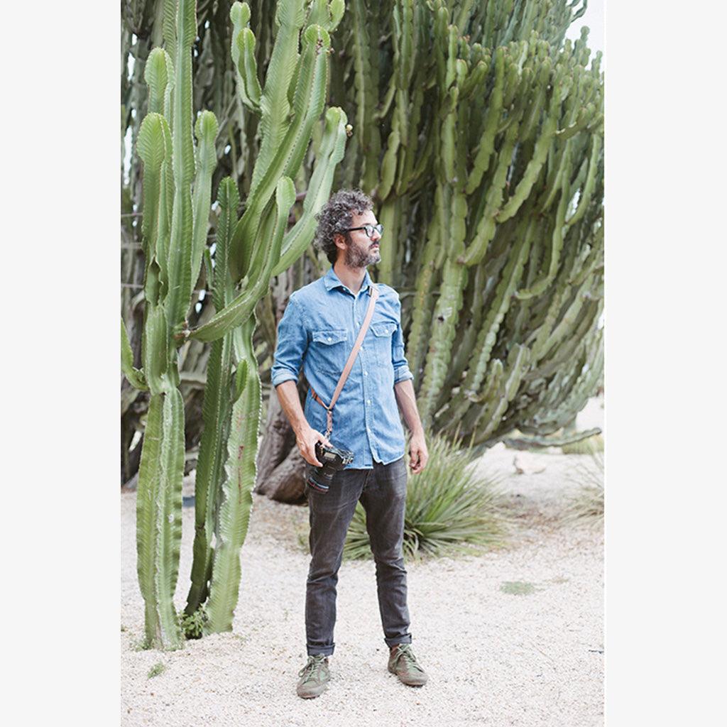 Berlin #603 - Tanned sling leather camera strap