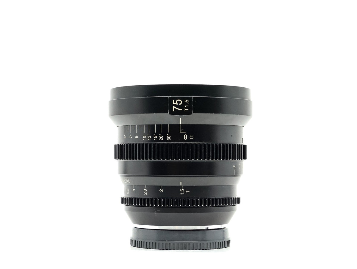 SLR Magic 75mm T1.5 MicroPrime Cine - Sony FE fit · imagem principal