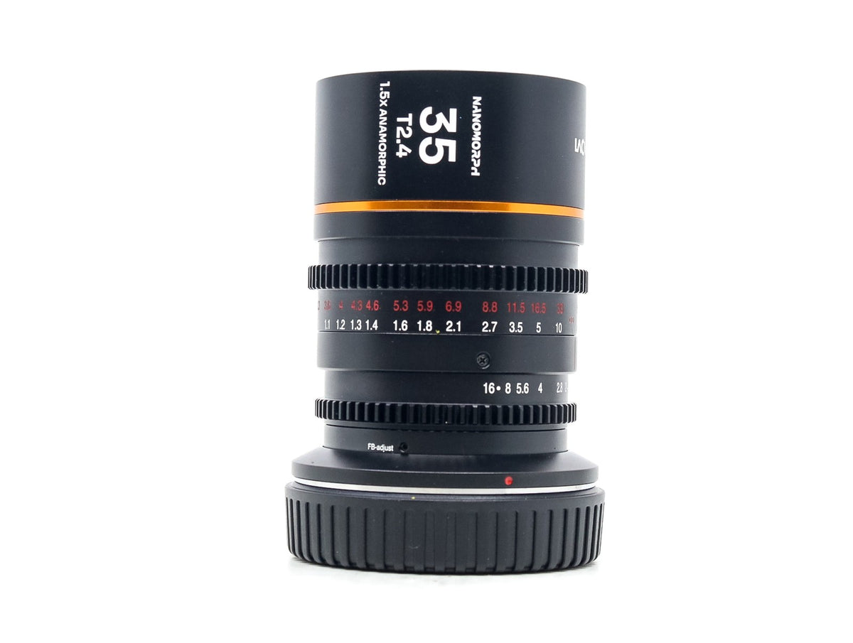Venus Laowa 35mm T2.4 Nanomorph [Amber Flare] - Canon RF Fit · imagem principal