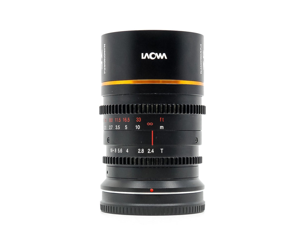 Venus Laowa 35mm T2.4 Nanomorph [Amber Flare] - Sony E Fit · imagem principal