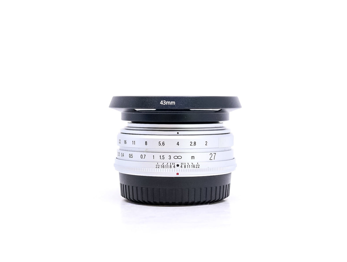 Voigtlander Ultron 27mm f/2 - Fujifilm X Fit · imagem principal