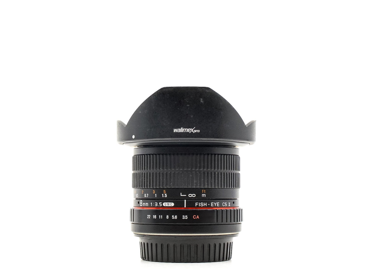 Walimex Pro 8mm f/3.5 Fisheye UMC CS II - Canon EF-S Fit · imagem principal