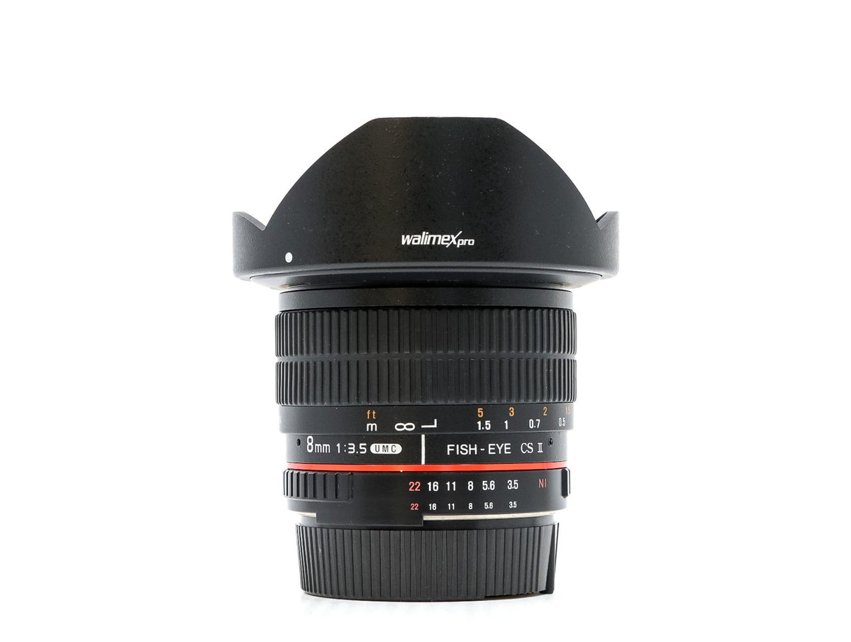 Walimex Pro 8mm f/3.5 UMC CS Fisheye II - Nikon Fit · imagem principal