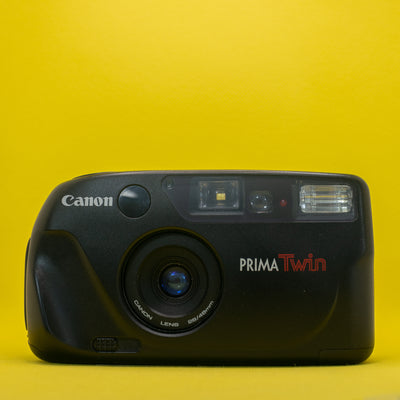 Canon Prima Twin - Câmera Compacta de Filme Vintage